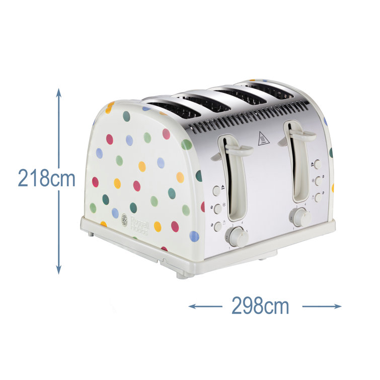 Russell Hobbs Emma Bridgewater Polka Dot 4 Slice Toaster Wayfair.co.uk